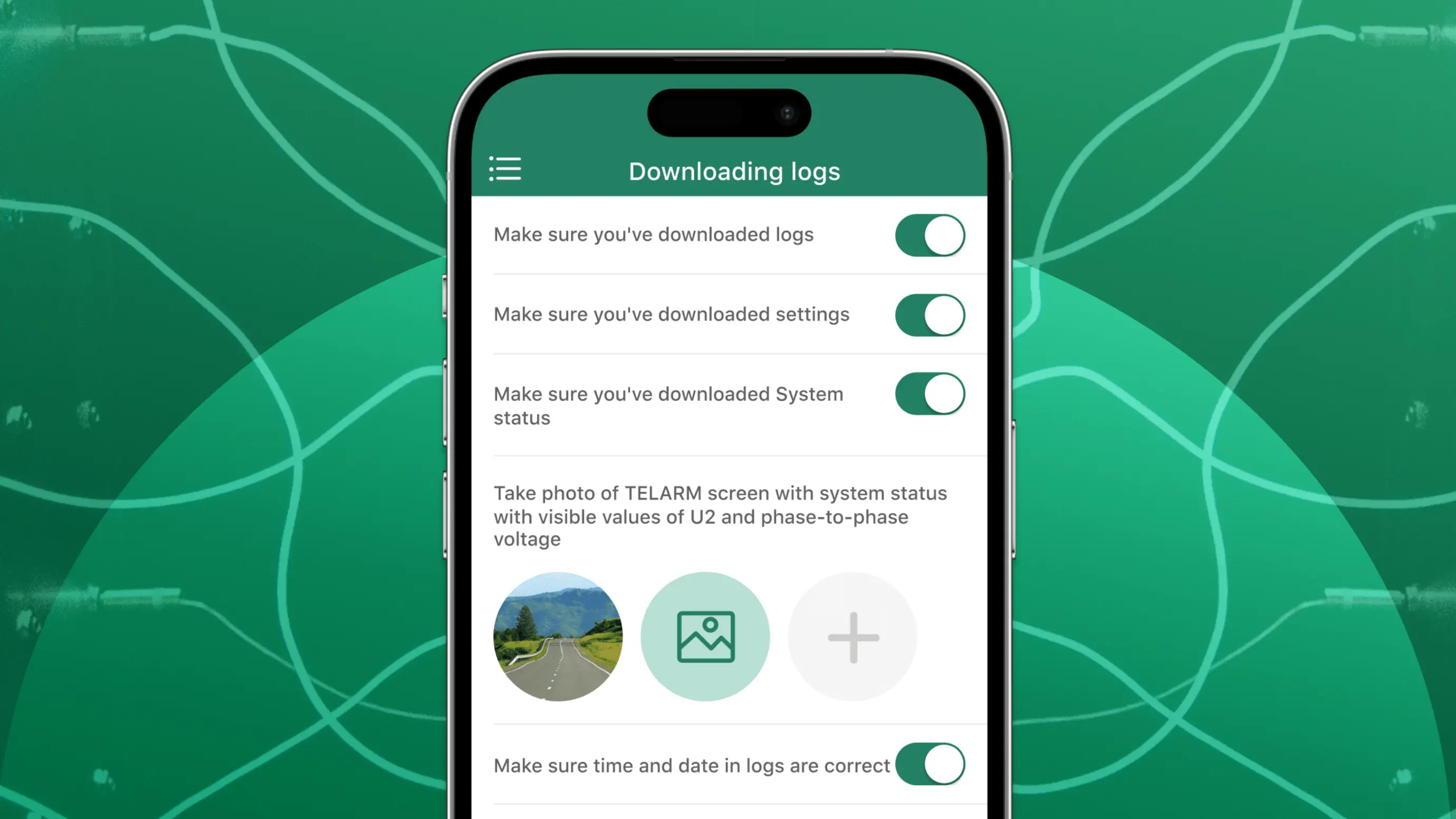 Экран iOS-приложения Тавриды Электрик с чек-листом сборки оборудования